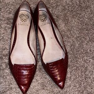 Vince Camuto leather dress flats. Size 12